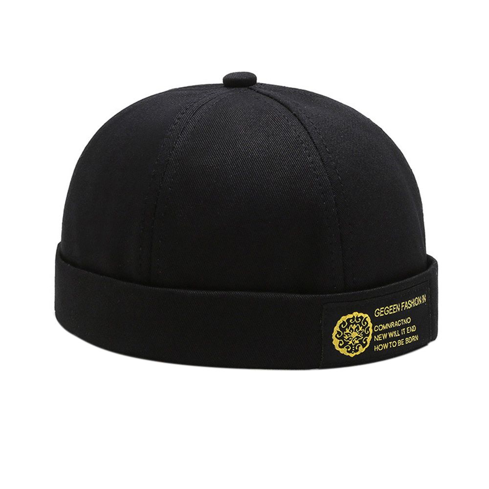 Beanie Knitted Hat Hiking Knit Cap Stylish Men Beanie Visor Landlord Hat Street Trendsetter  Hop Hat without Brim