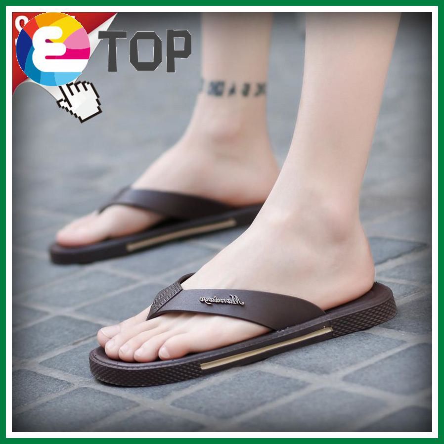 Summer Slippers For Men Summer Flip-flops Men Flats Beach Sandals Non-slip men Slippers Big Size 39-45 Indoor Casual Shoes Men
