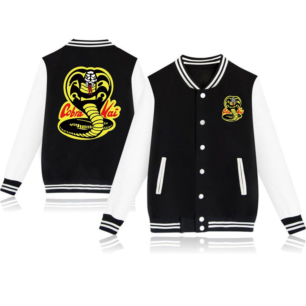 Cobra Kai Jacket Hoodie Print Coat Sweatshirt Hooded Jacket Coat Men's Jacket