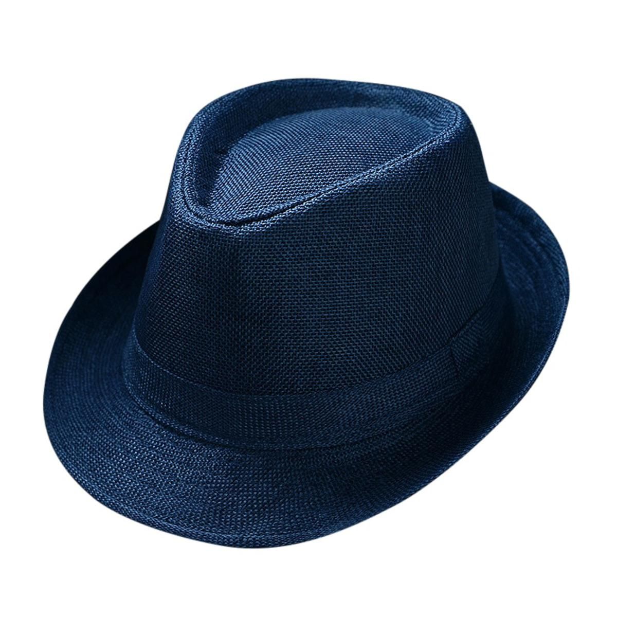 summer Fedora Hat for Men Fashionable Elegant Vintage Black Women White Red Brim 1920s Panama Top Jazz Beach UniClassic Cap