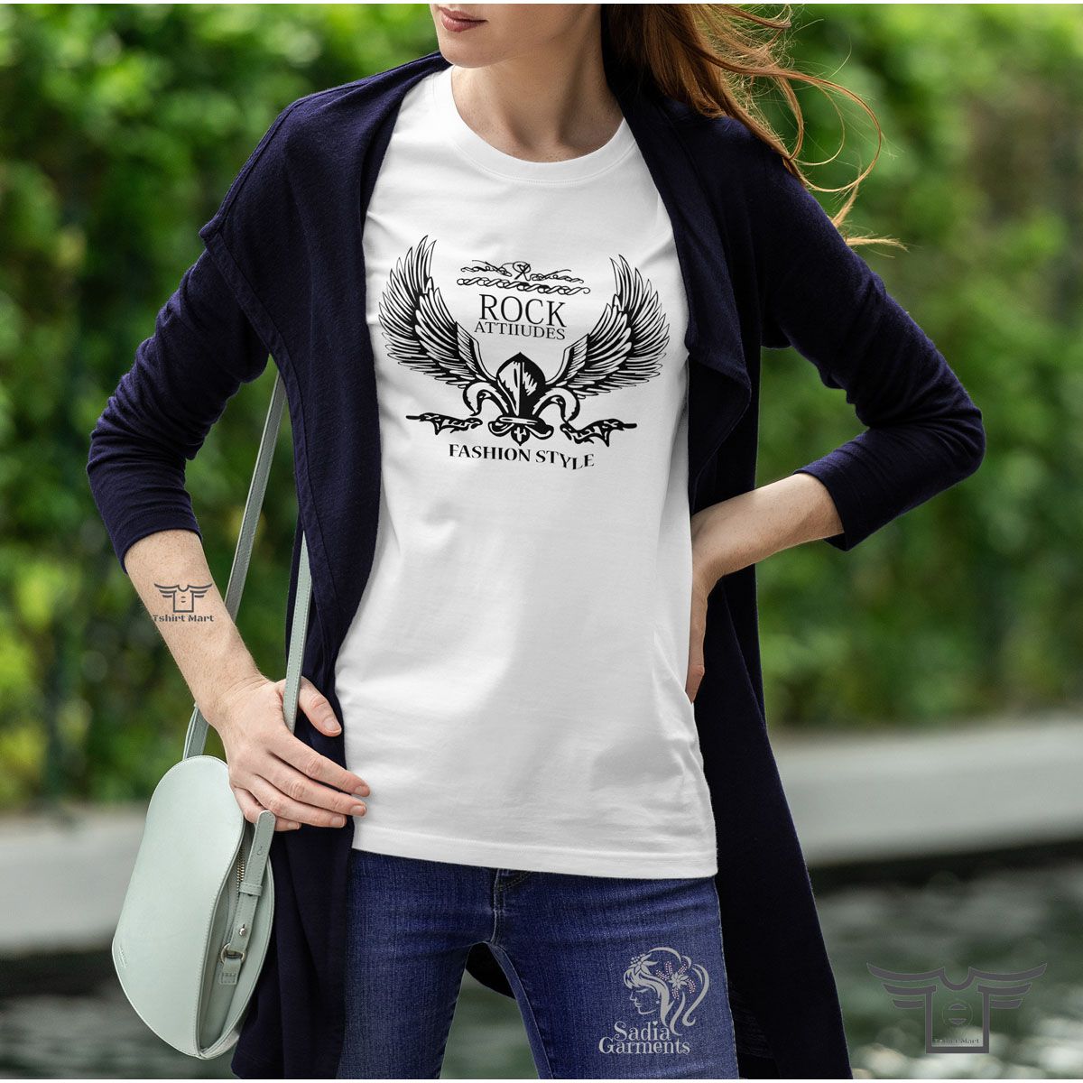Half Hata Fashionable Tshirt for Women 7 menz Fashion
