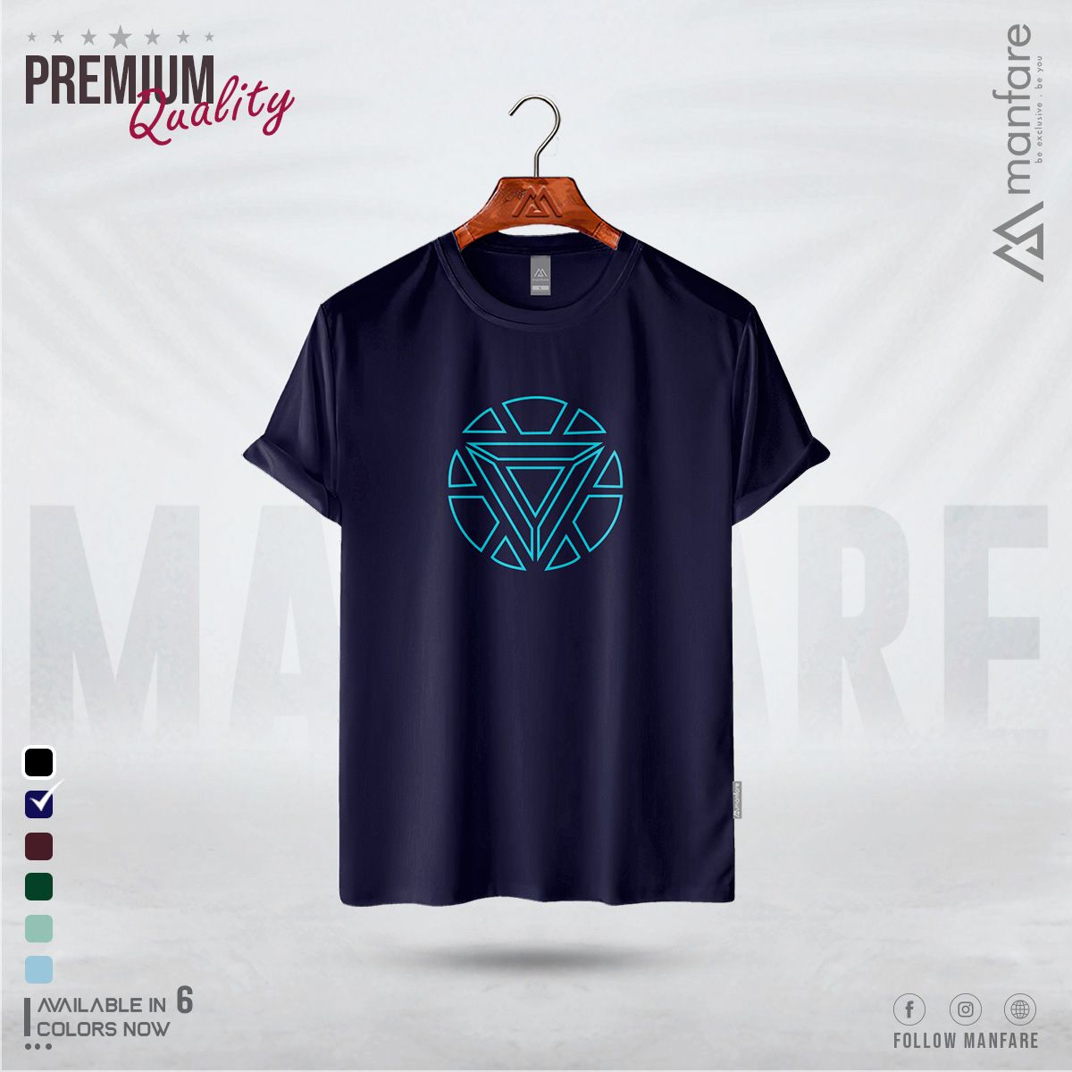 Manfare's Premium Quality Stylish T Shirt