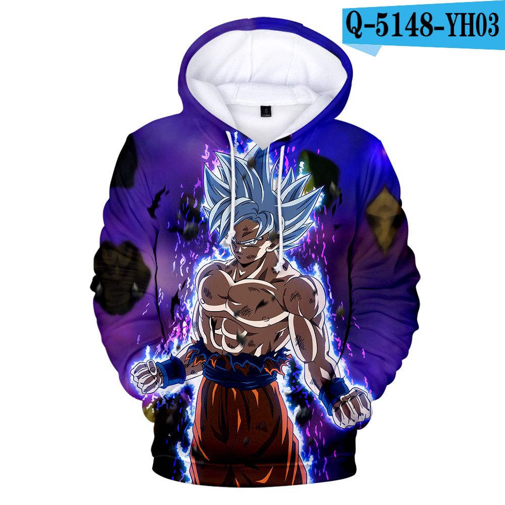 2 to 14 years old Hoodies Anime Print Hoodie Men/Women 3D Brand Sweatshirt Z child Goku Pocket Hoodies Fashion Streetwear