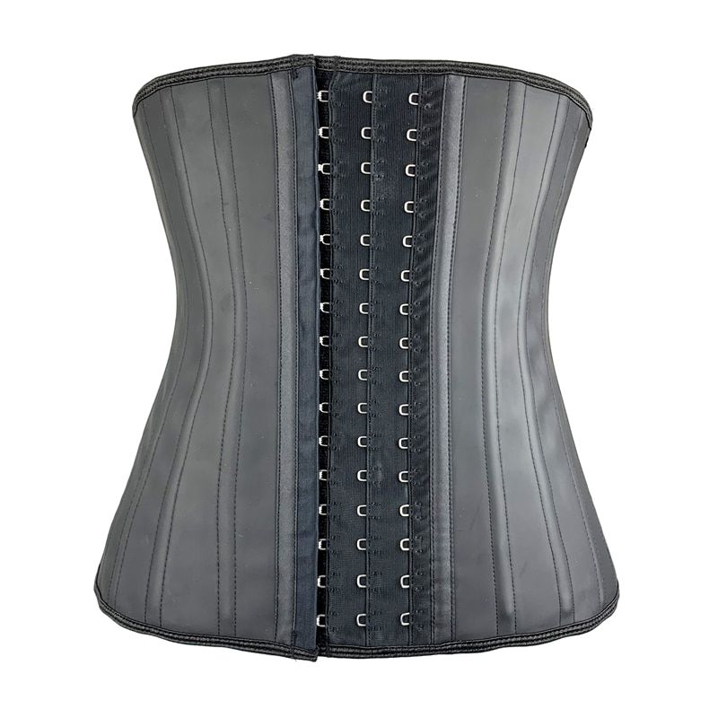 Latex Waist Trainer 25 Pcs Steel Bones Body Shaper Slimming Corset Women Tummy Control Belly Belt Sheath Shapewear Fajas