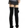 Women's Winter Crochet Knitted Stocking Footless Leg Warmers Thigh High Socks