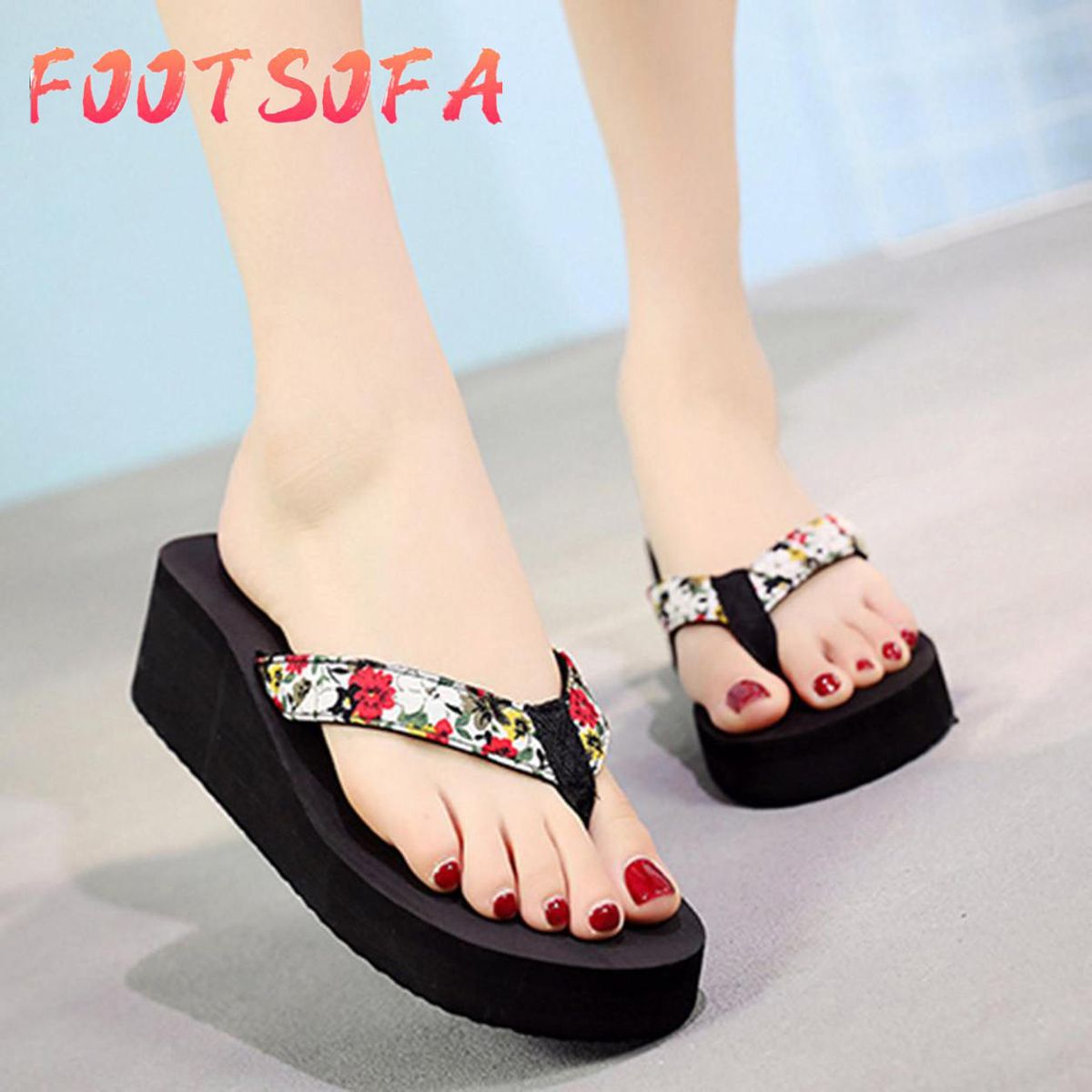 Shoes For Women   Women Ladies Fashion Summer Flowers Style Slippers Beach Sandals ShoesWomen's Shoes Sale Can