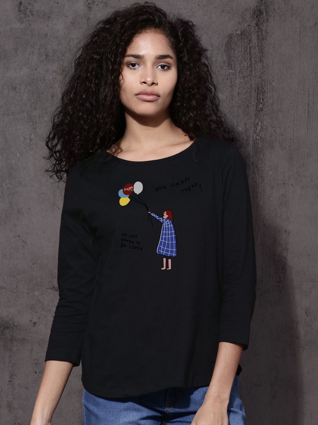 Ladies T-shirt 4 Quarter Sleeves
