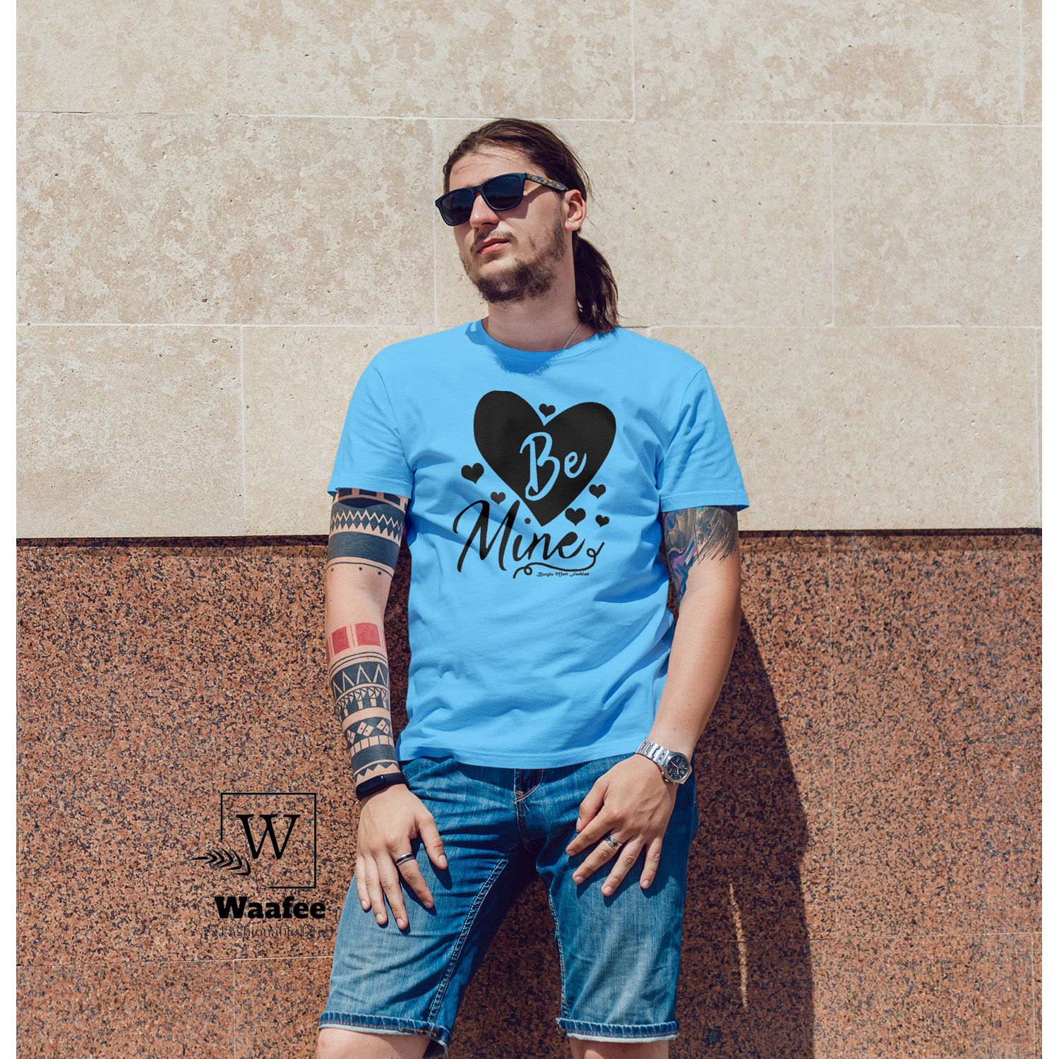 Be Mine Aesthetic Round Neck Short Sleeve Tshirt