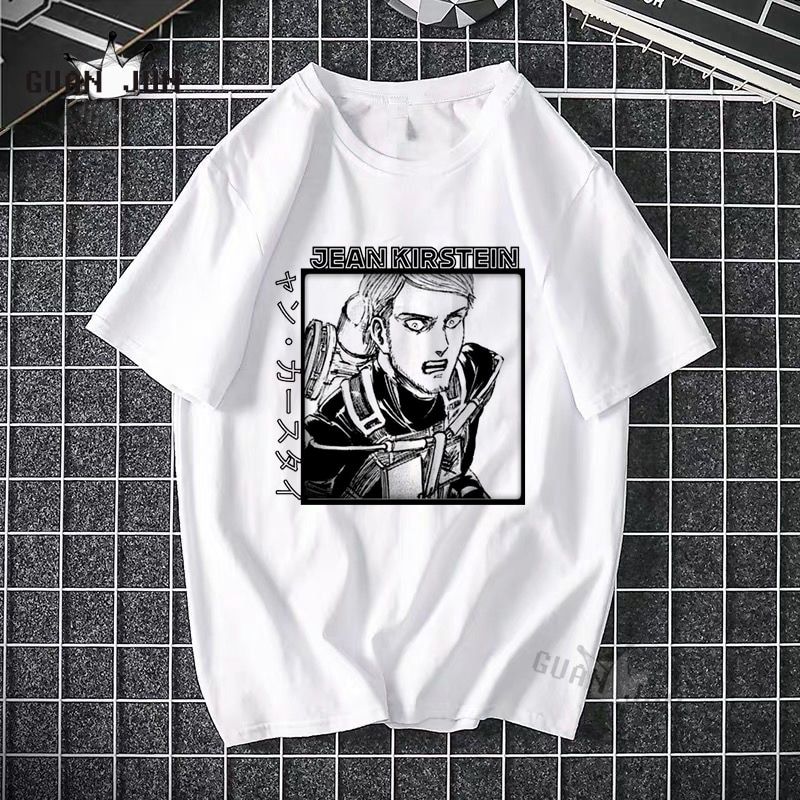 Attack on  Eren Graphic Tee Men Women Tshirt Black Cotton Aesthetic Anime Manga T Shirt Harajuku Casual Summer Tops 2021