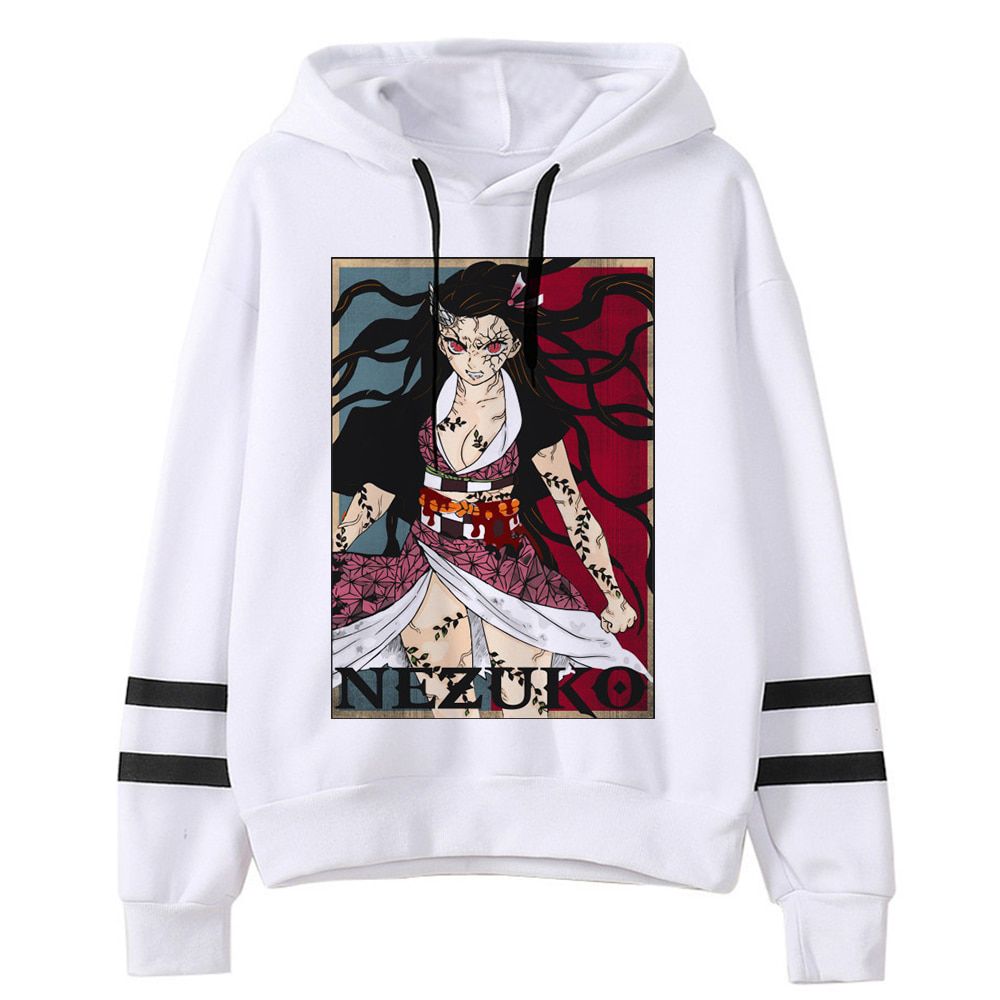 Demon Slayer Kimetsu No Yaiba Men/women Hoodies Anime Unisex Harajuku Aesthetic 90s Sweatshirt Ulzzang Graphic Casual Male Hood
