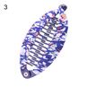 Fashion Lady Floral Print Banana Fish Shape Hairpin Hair Clip Headwear cessory