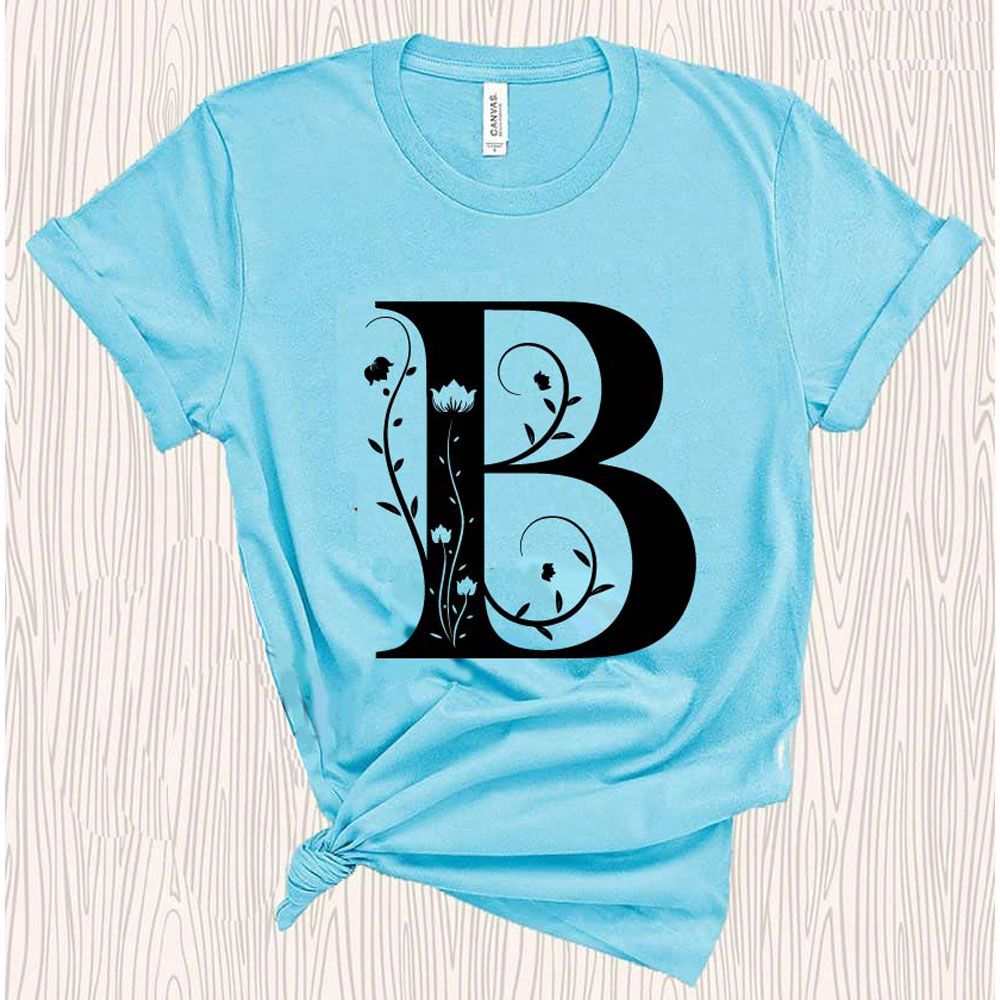 Alphabet Letter "B" T-Shirt - T Shirt For Man - T Shirt  - T Sirt