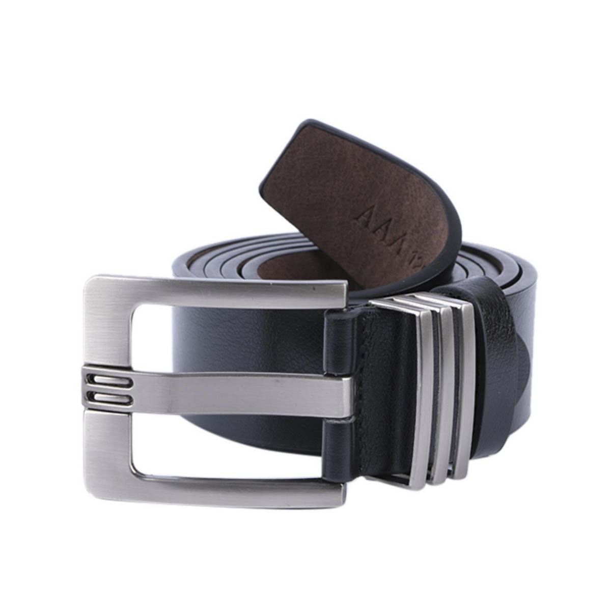 Black pu Leather Belt for men
