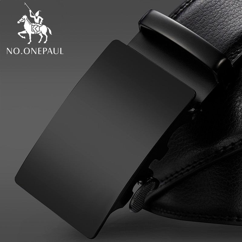 NO.ONEPAUL Fashion designer jean belt leather strap male automatic buckle belts for men authentic girdle trend belts ceinture