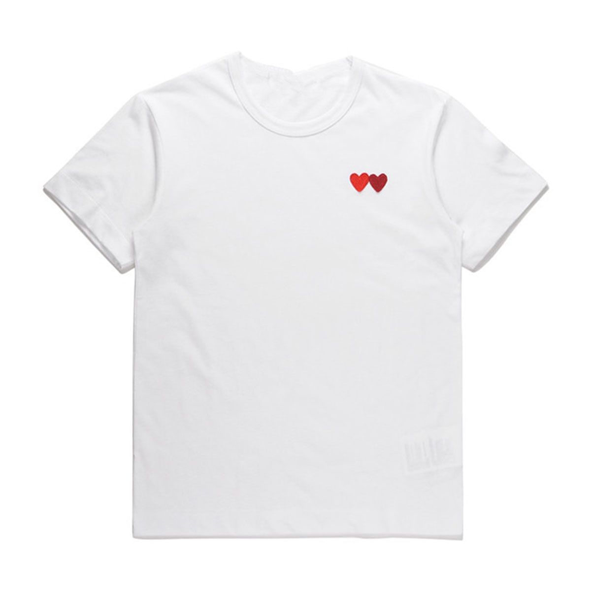Fashion Couple Fits T Shirt Casual Embroidery Love-Heart Sweet T-shirt Casual Summer Outfits For Man And Women