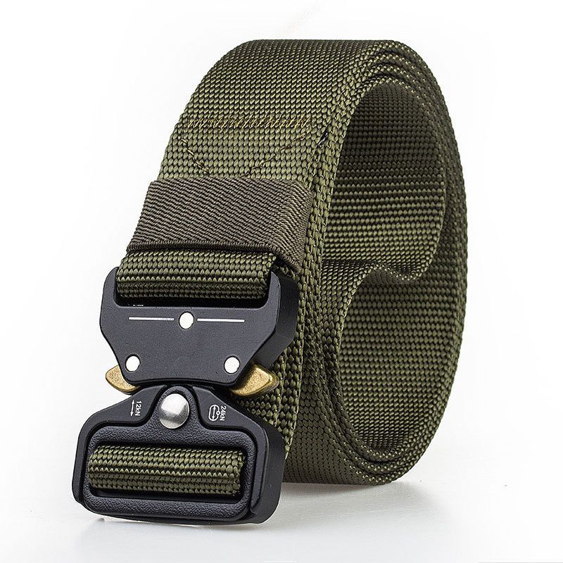 MEGE Nylon Tactical Belt Quick Release Waist Belt with Heavy Duty Buckle Outdoor Camping Mountaineering Climbing Hunting tactico