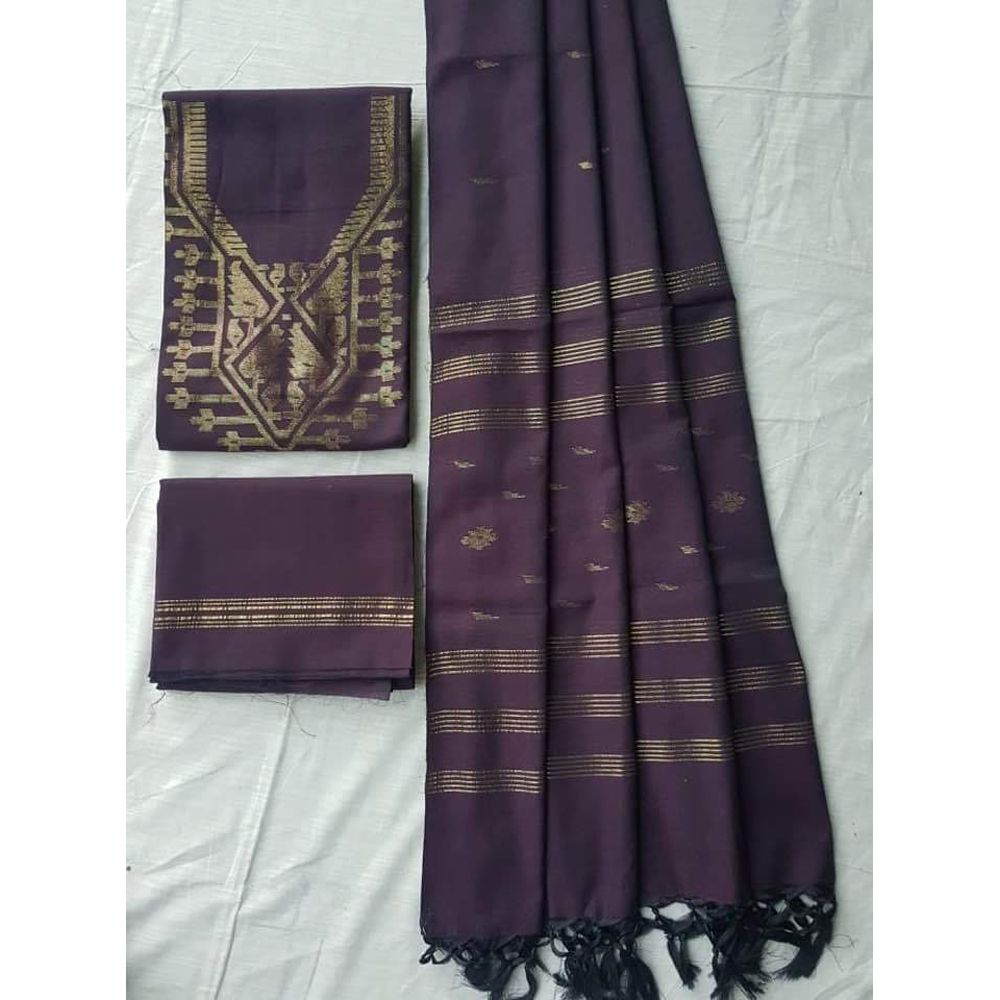 Exclusive handlum tat jamdani quality full design boutique fashionable Salwar Kameez For Women