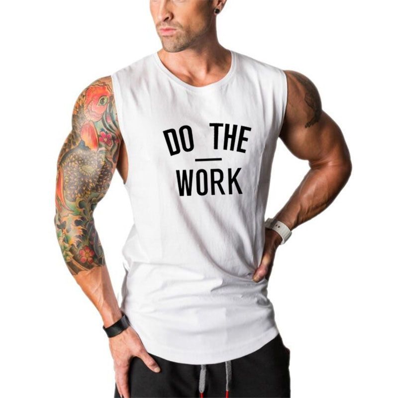 Brand Stringer Gym TaTop Men Summer Clothing Bodybuilding Workout Fashion Fitness Singlets Sleeveless Muscle Shirt Men Vest