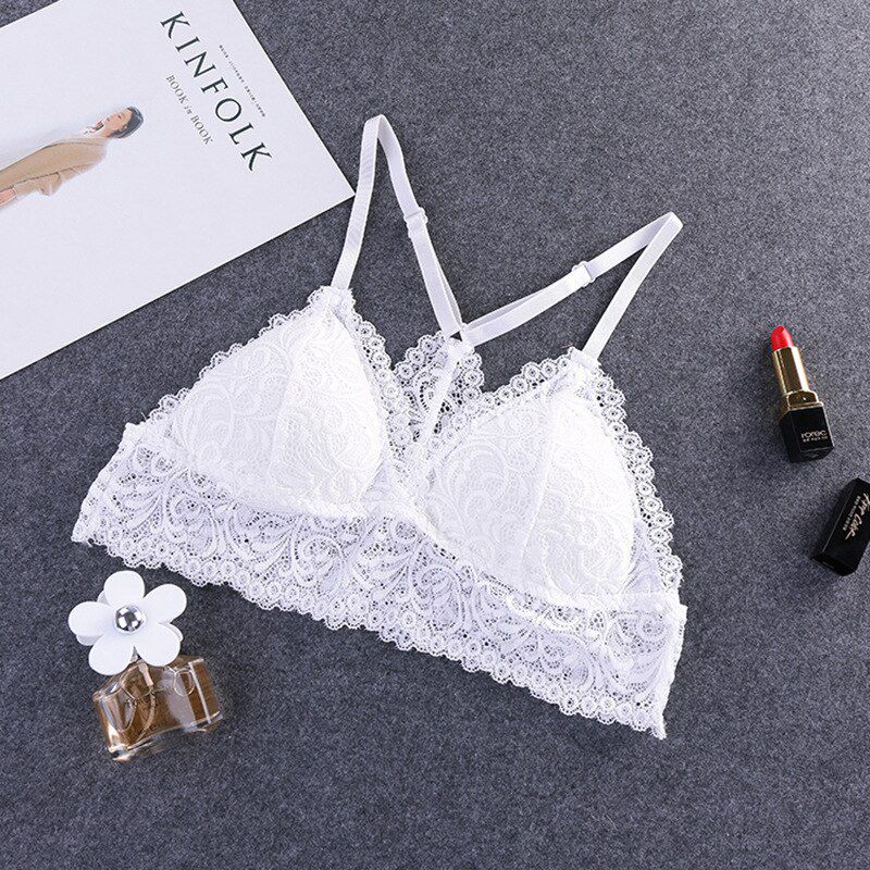 Women Bra  Lace Lingerie Seamless Wireless Bra Push Up Floral Brassiere Padded Plus Size Bralette underwear Y-LINE xz01