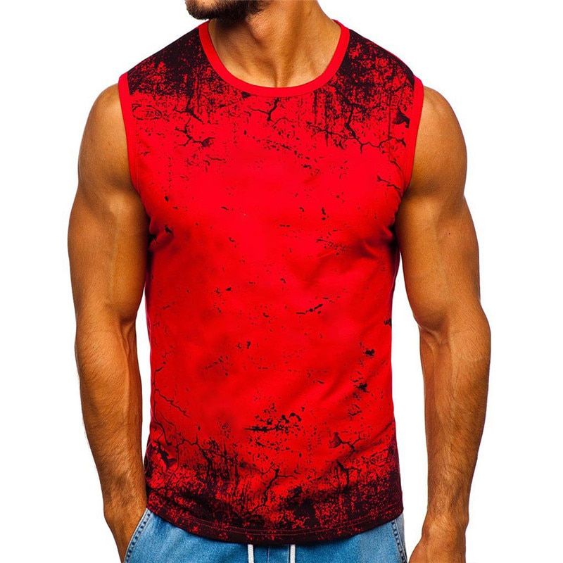 Fahion Brand Men Sleeveless Slim Gym TaTop Summer Muscle Bodybuilding Fitness Tee Shirt Srt TaMen's Clothing Vest