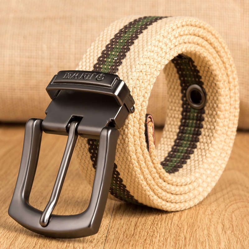 DINISITON New Adult military Tactical men&women Belt Alloy Buckle Tactical Canvas Belts For Man Cowboy Strap pin buckle YZ04