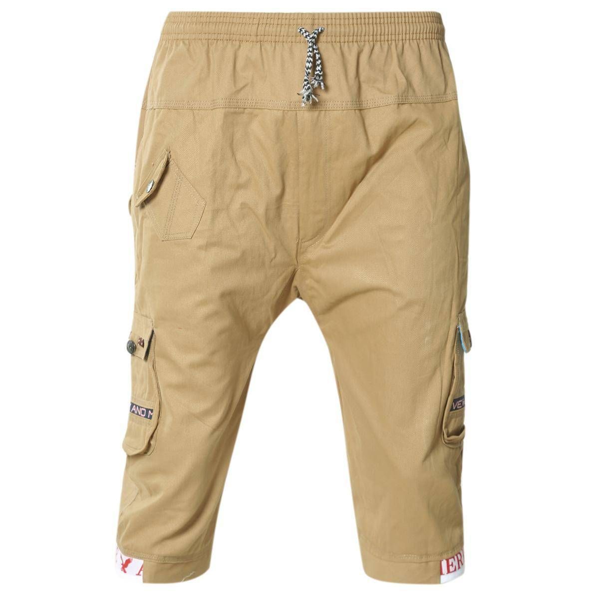 Khaki Cotton Comfortable Short Pant For Men