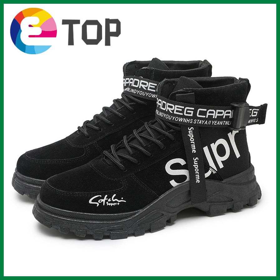 Motorcycle Martin Boots for Men Supr Fashion Men's Boots High-top Outdoor