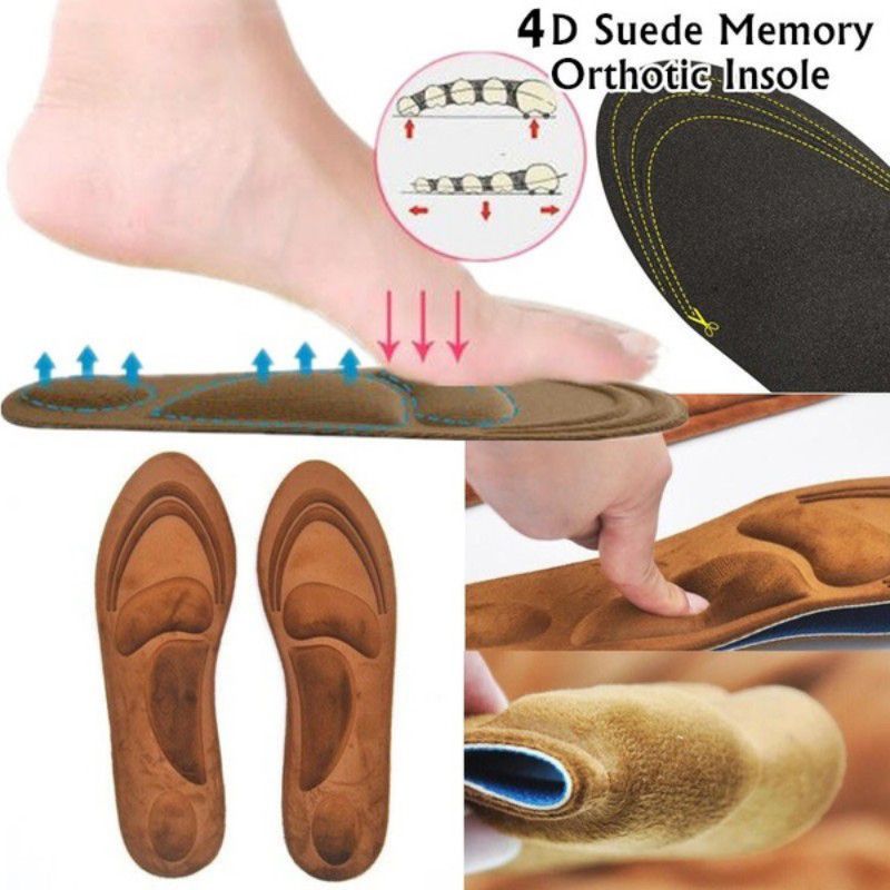 EVA Adult Flat Foot Arch Support Orthotics Orthopedic Insoles for Men and Women Feet Health Care