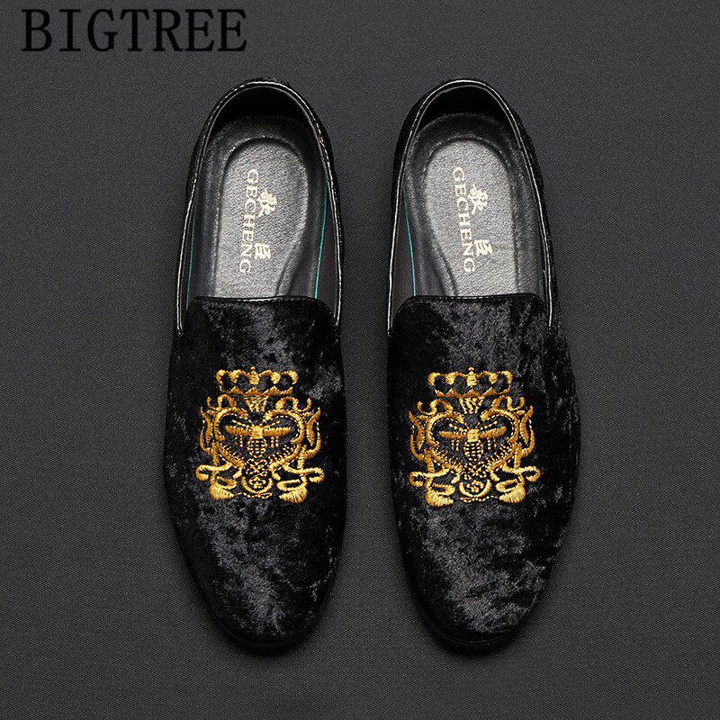 Formal Shoes Men Classic Coiffeur Dress Shoes Men Elegant Evening Dress Italian Brand Mens Dress Shoes Loafers Big Size 48 Buty