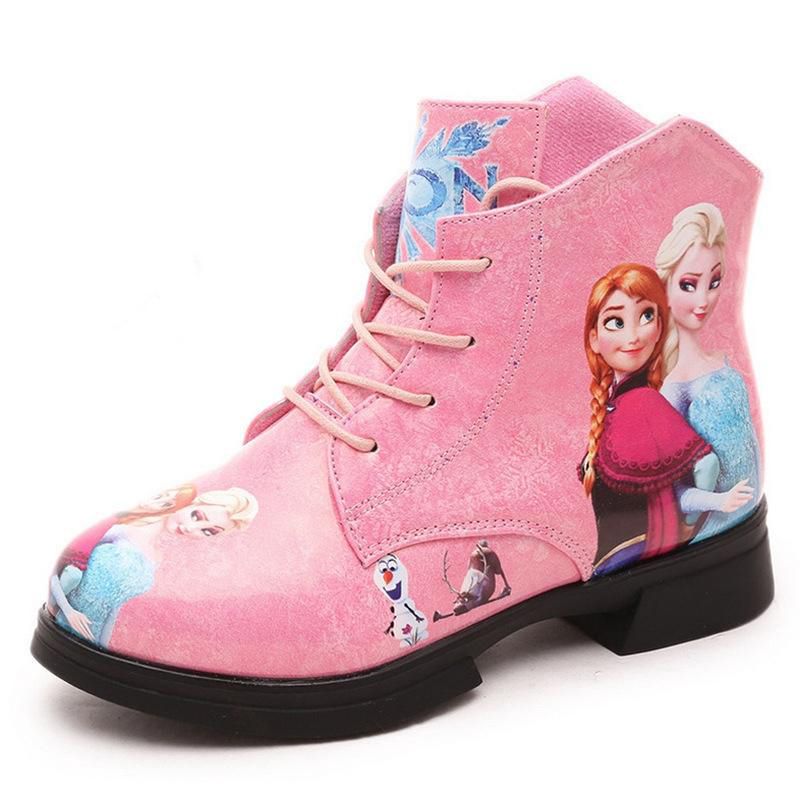 Kids Girls Cartoon Boots