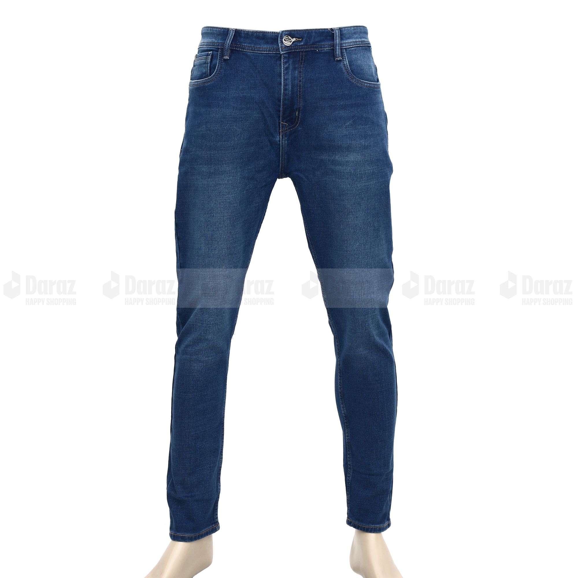 Stylish and comfortable knit denim pant for men