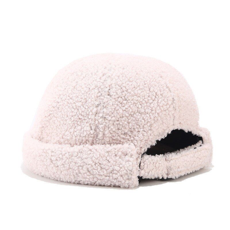 Men Women Autumn Skullcap Casual Docker Sailor Cap Brimless Hip-hop Hat Solid Warm YLM8019