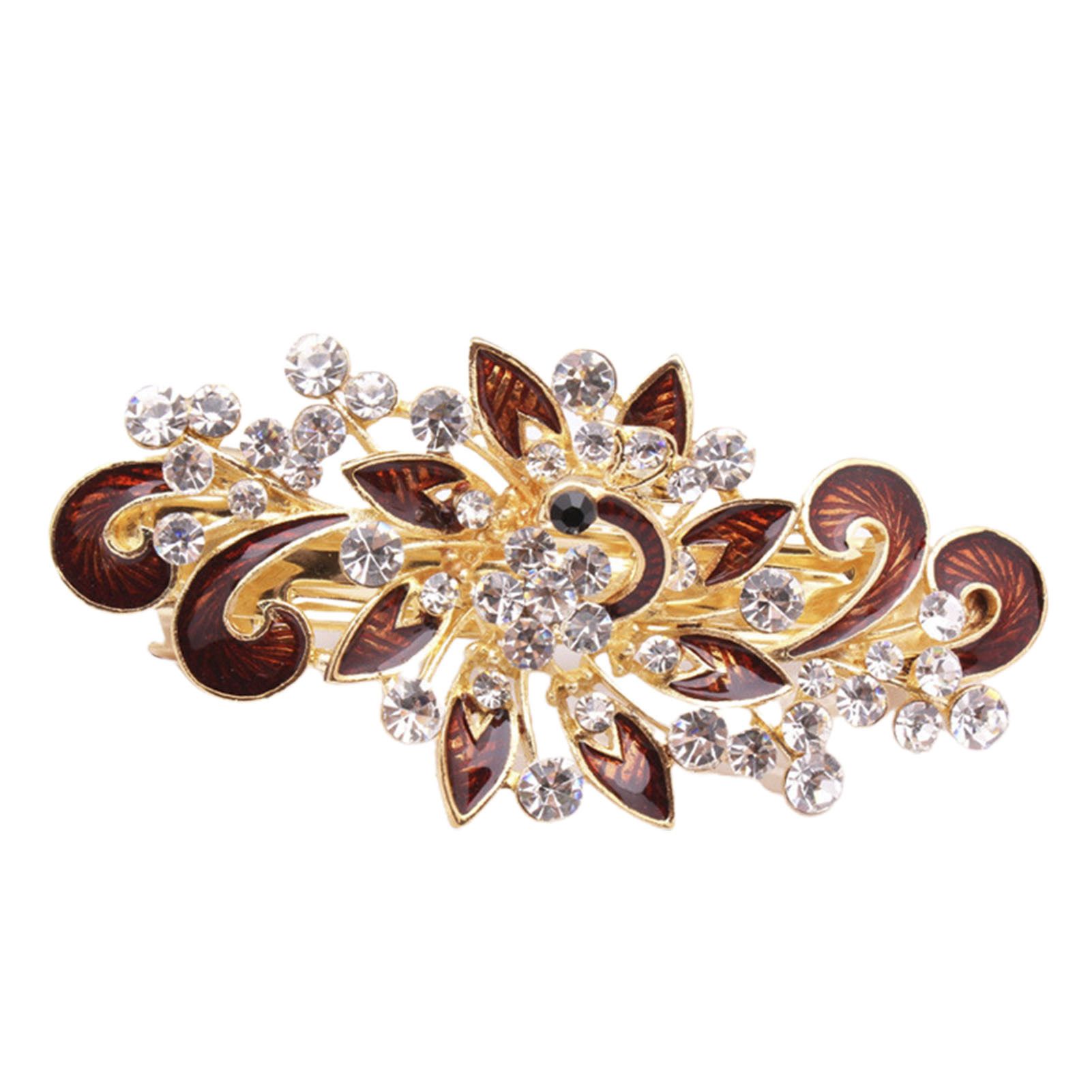 Hairpin Flower Shape Vintage Fashion Appearance Hair Barrette