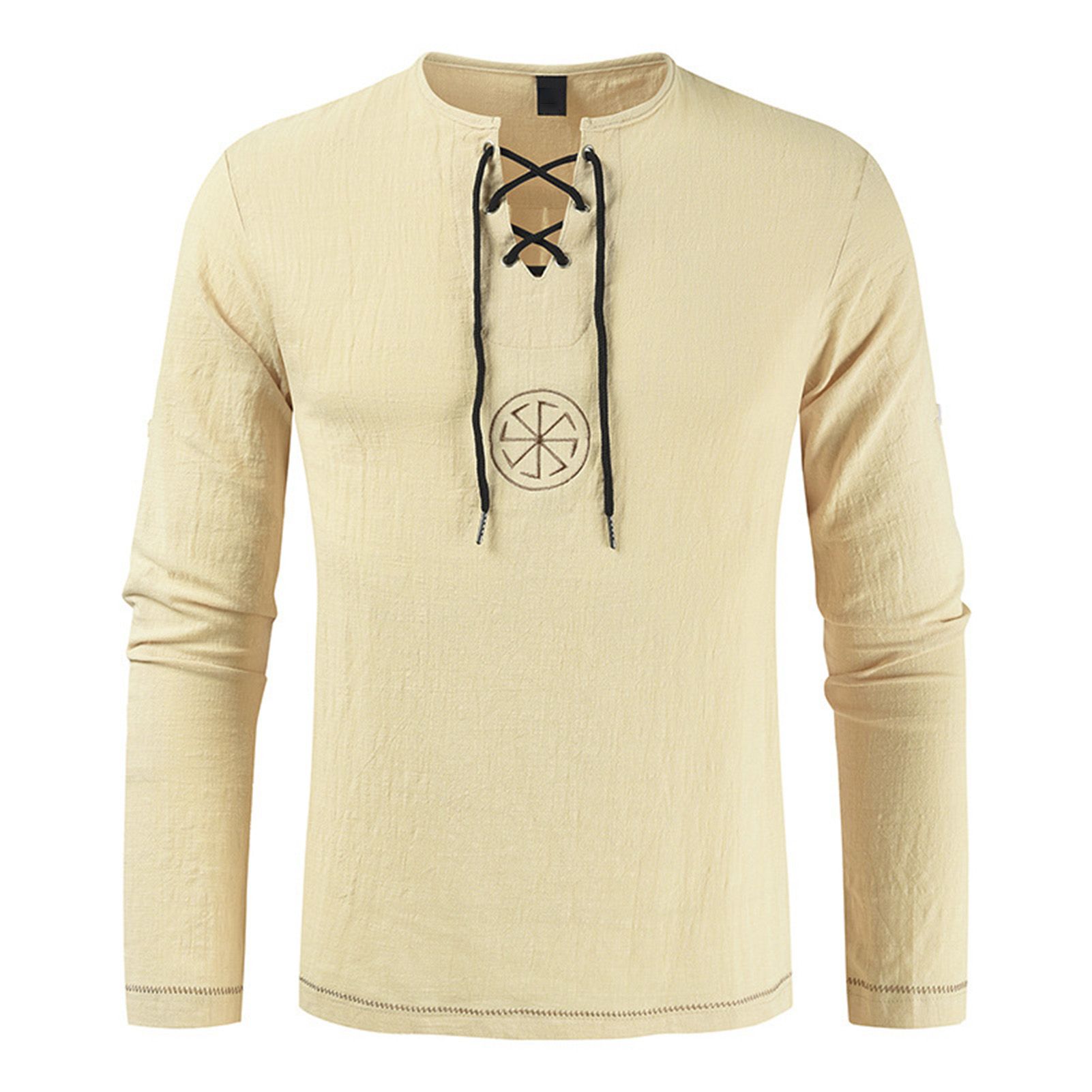 Autumn Shirt Skin-friendly Lace Up Chic Long Sleeve Shirt