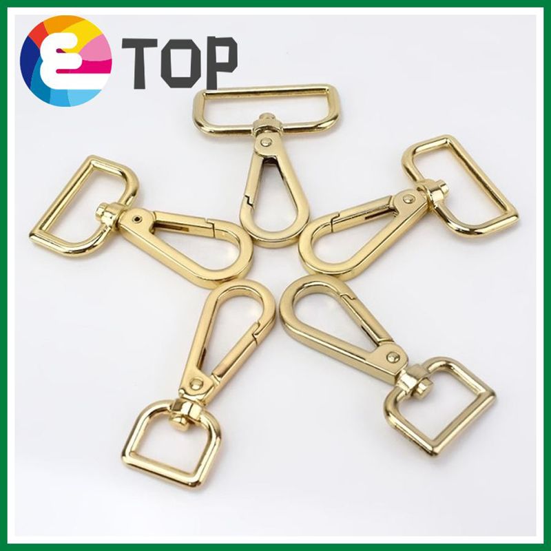 10pc 16-50mm Meetee Handbag Straps Metal Buckles Collar Lobster Clasp Swivel Trigger Clips Snap Hook DIY Leather Craft Accessory