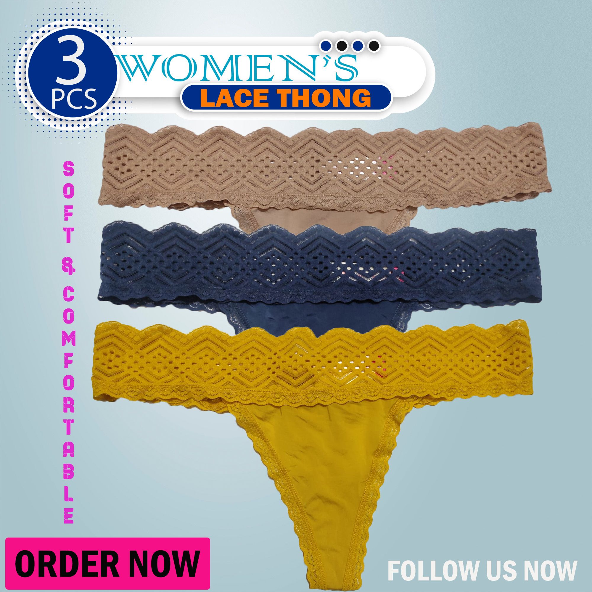 3 Pcs Women Thong- Shorts Panty Skinny Soft Women Shorts for Girls Students Lady Casual Slim&Fit