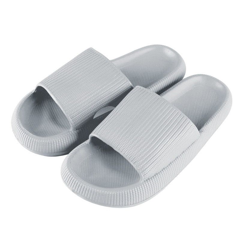 Women's Slippers Female Flipflop Women's Wedge Sandals Thick Platform Slippers Beach Eva Soft Sole Sandals Leisure Men Indoor Ba
