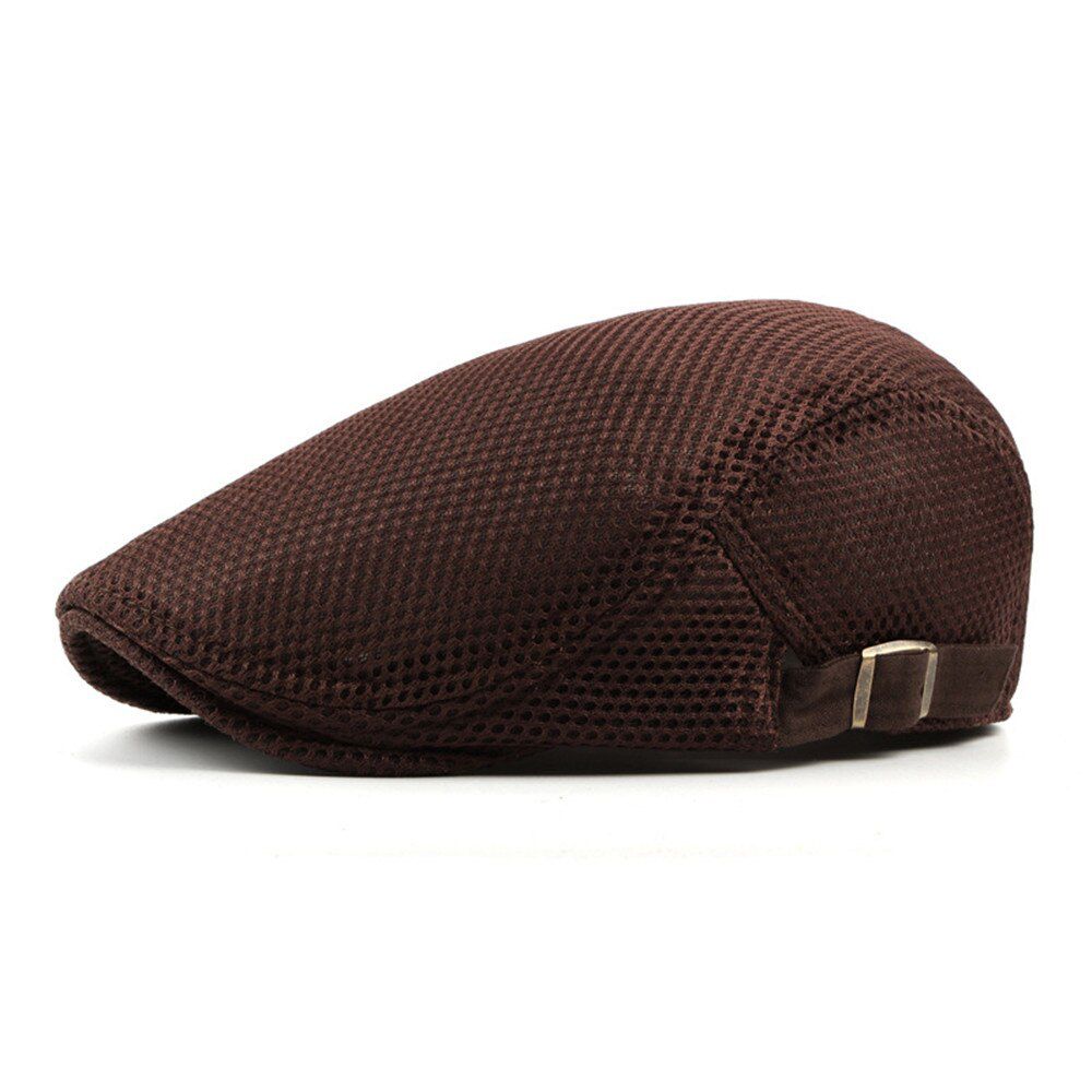 Men Women Mesh Summer Style Plaid Berets Casual Unisex Sports Caps Cotton Hats Boina Flat Cap Painter Cap