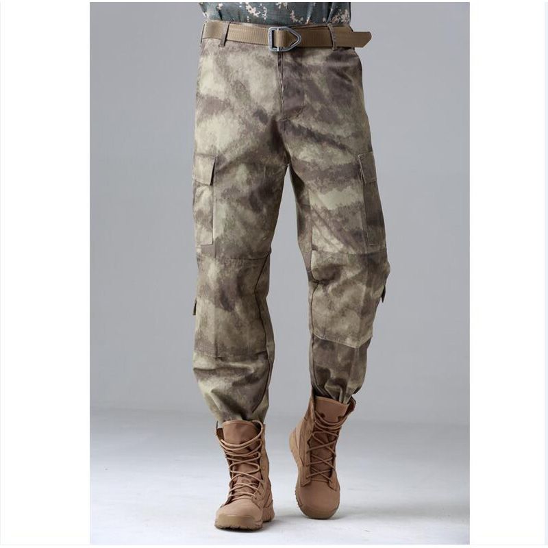 Men's   Pants Multi-ckets  Digital  Cargo Pants New 2018 Spring  Long Trousers For Men