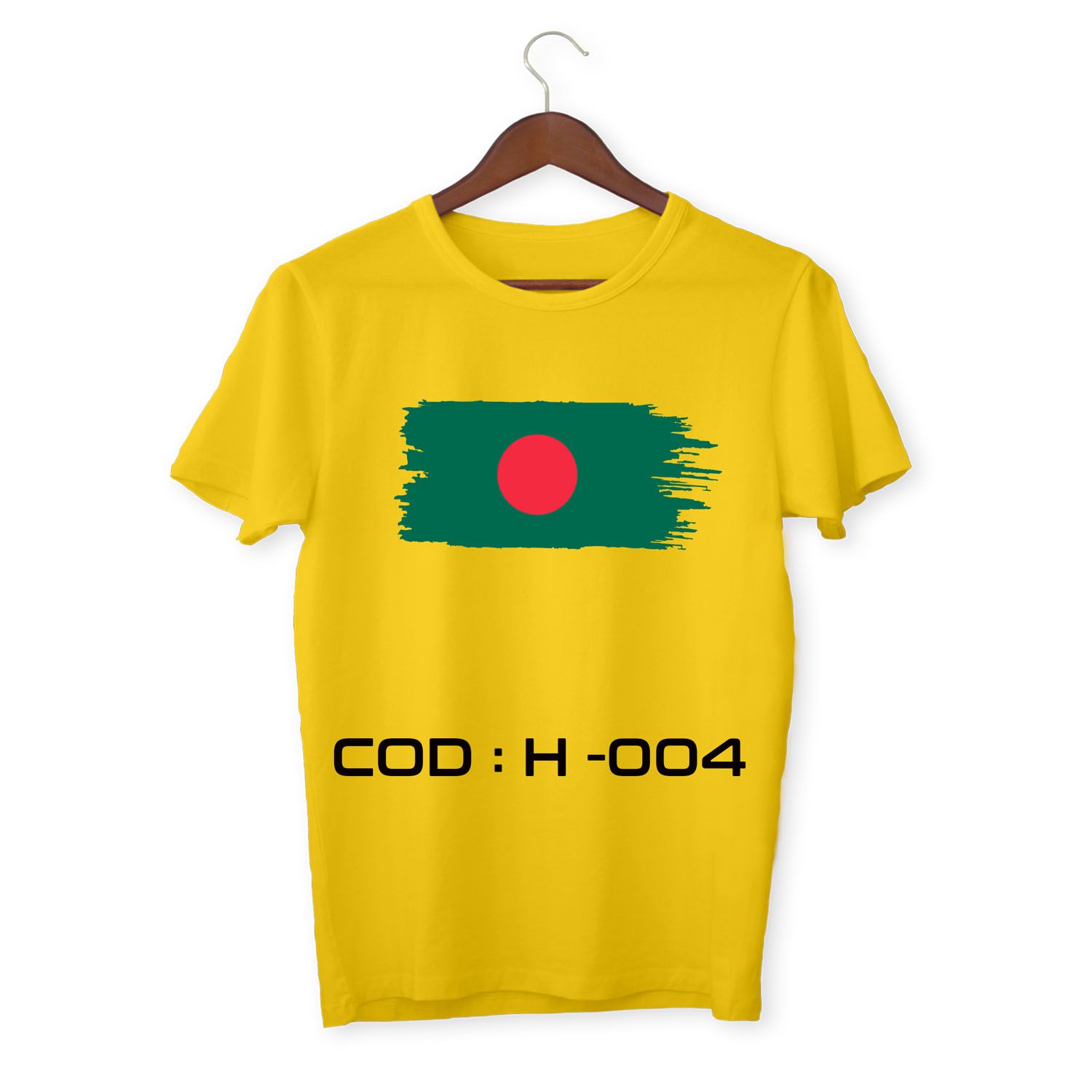 Bangladesh-flag-with-brush-effect-T-shirt-for-Men-