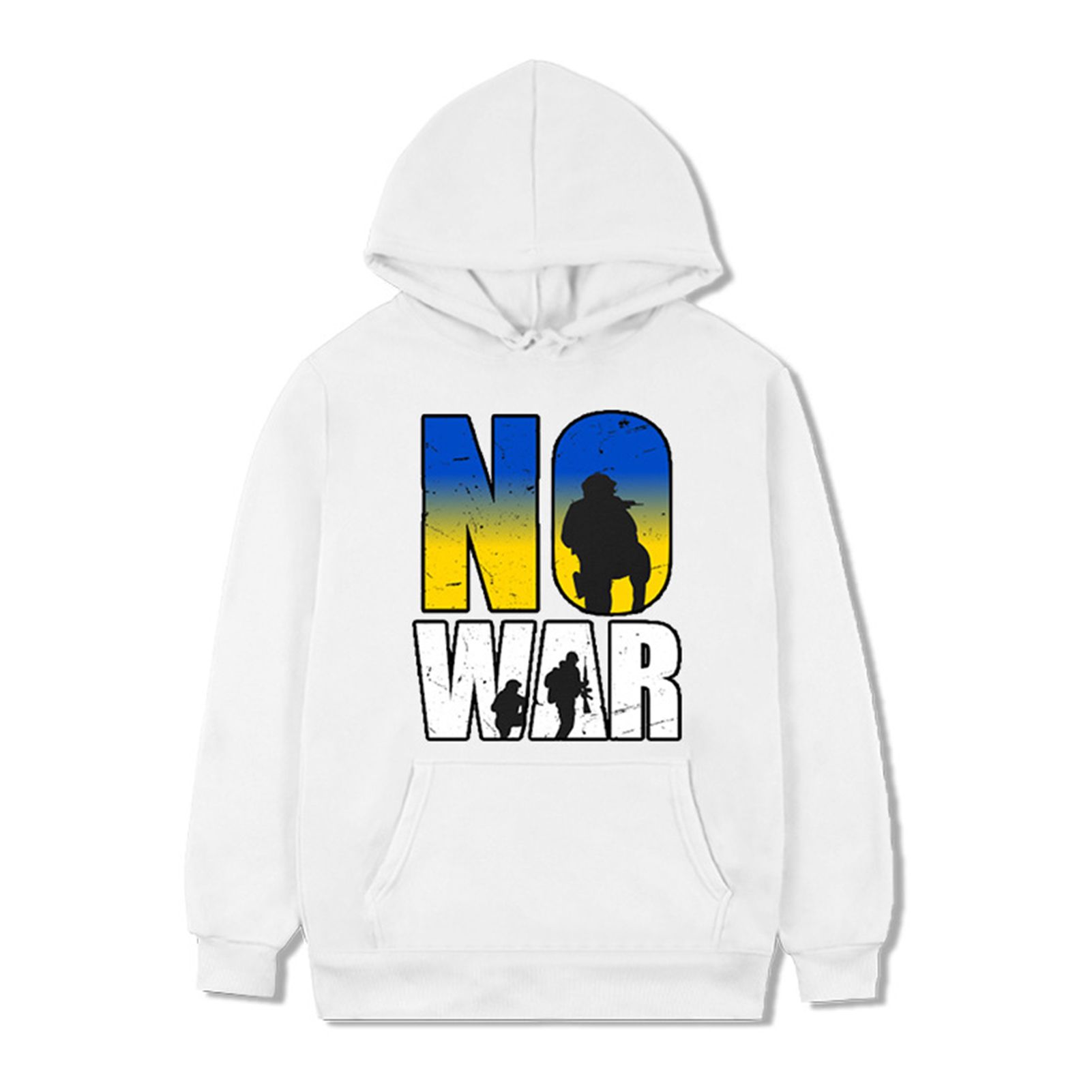 Uni Hooded Hoodie Delicate Breathable Ukraine Loose Hooded Pullover