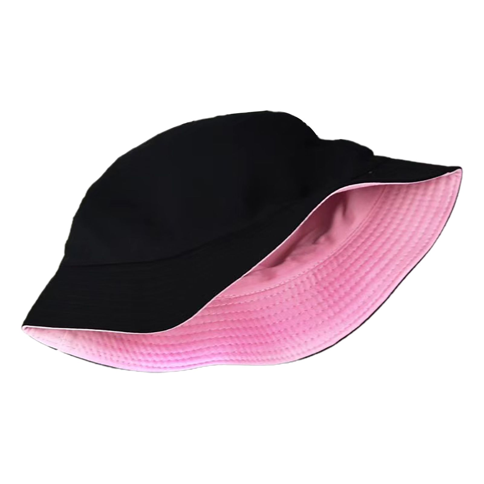 Fine Workmanship Solid Color Wide Brim Fishing Cap Bucket Cap Fashion Accessories