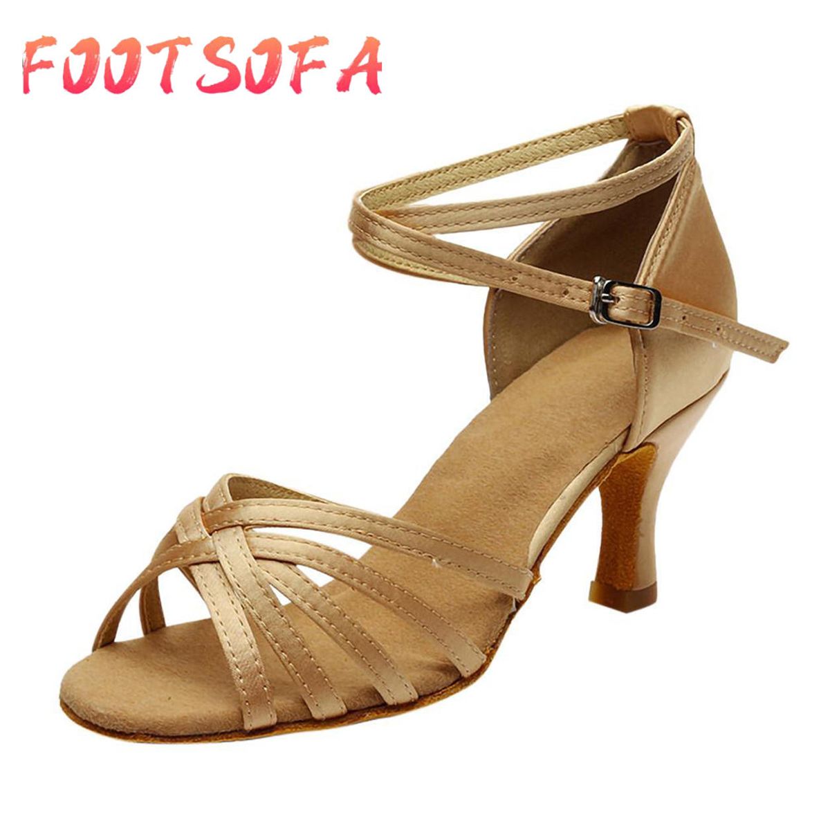 Women Fashion Dancing Rumba Waltz Prom Ballroom Latin Salsa Dance Sandals Shoes