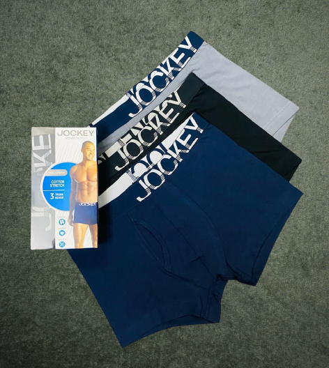Jockey Boxer Underwear for Men II 100% exported II - 03 pcs in 1 box