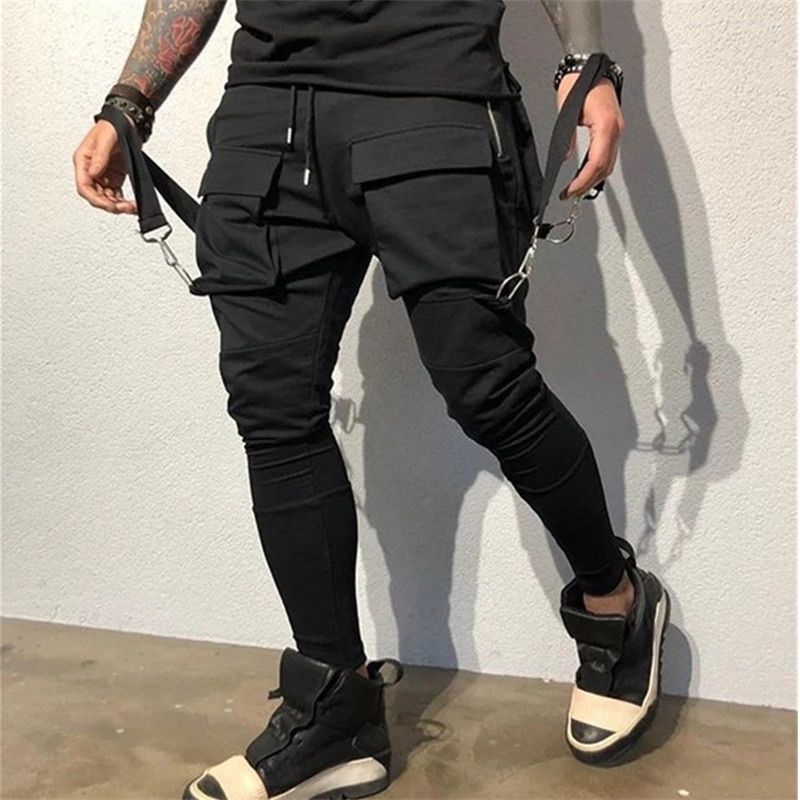 New Jogging Pants Men Sport Sweatpants Running Pants Pants Men Joggers Cotton Trackpants Slim Fit Pants Bodybuilding Trouser