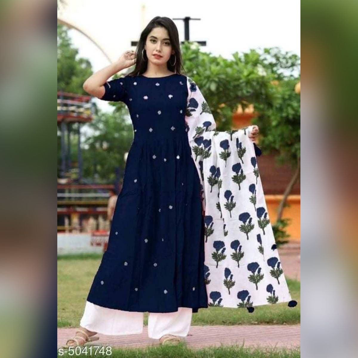 Latest Designed, High Quality Cotton Fabric, Exclusive, Fashionable, Stylish and Comfortable, Salwar Kameez for Women (Dolar Three pcs)