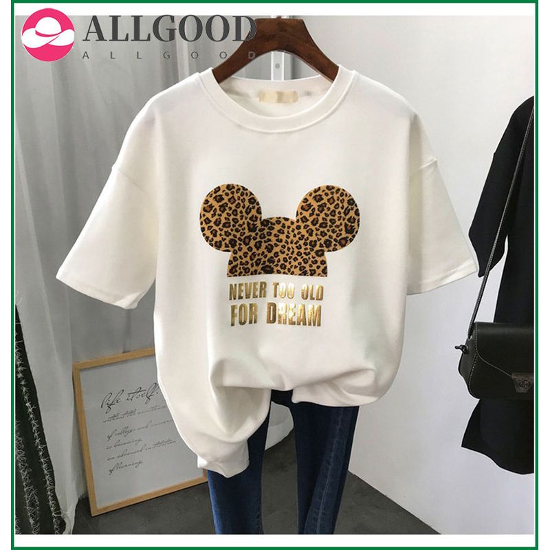Disney Anime 42 Styles Summer T Shirt Women Fashion Mickey Mouse Harajuku Female T-Shirts  Casual Tshirt Tops 90s Aesthetic