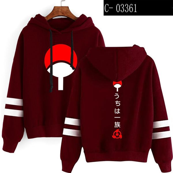 Anime Sasuke Hoodie Men/Women's Sweatshirt Cool Uchiha Hatake Uzumaki Clan Badge Streetwear Sudaderas boy/girls Oversized hoodie