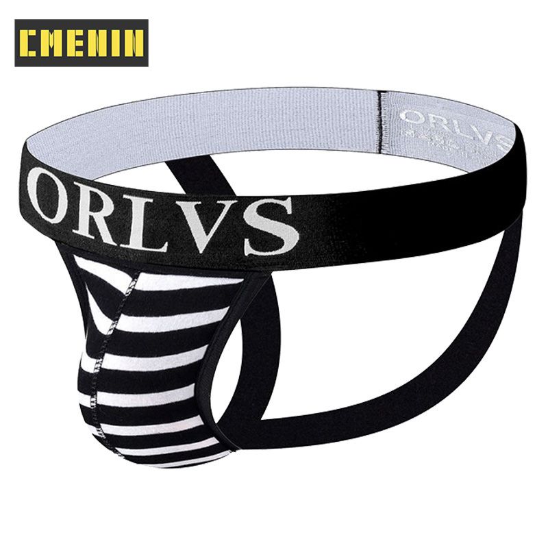 CMENIN 1pcs ORLVS (1 Pieces) Dot Mesh  Men Underwear thongss Mens Jockstrap  thongss And G strings CMENIN 1pcs Quick Dry Print Innerwear OR126
