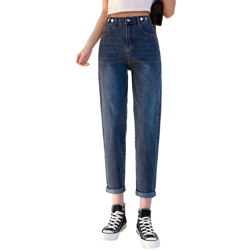 Jeans Woman High Waist White Women's Classic Jean Aesthetic Fashion Stretch Skinny Denim Casual Vintage Female Pants